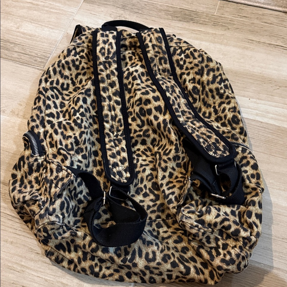 Victoria's Secret Leopard Print Backpack - Picture 2 of 3